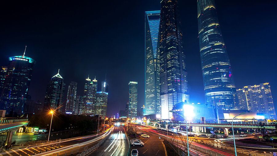 【中國的&ldquo;曼哈頓&rdquo; (上海陸家嘴夜景)攝影圖片】風光攝影_太平洋電腦網攝影部落